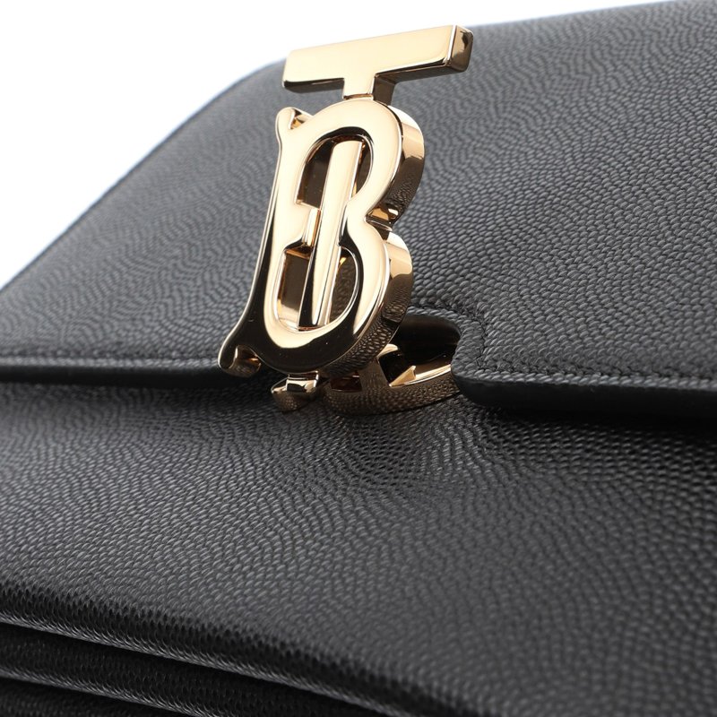 💎Han's house精品服飾💎Burberry TB 荔枝 小牛皮 肩背包 義大利製 現貨 21X14X4CM-4