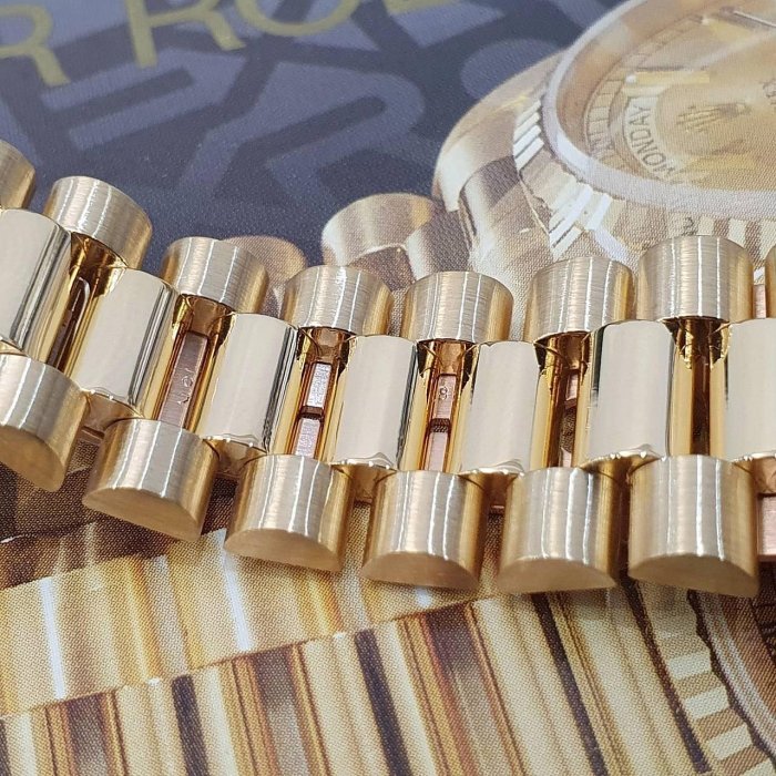 【大眾名錶】ROLEX 勞力士 18238 Day-Date 18K金 6.9T鑽面 錶徑36mm W字頭 自動上鍊 G213-5