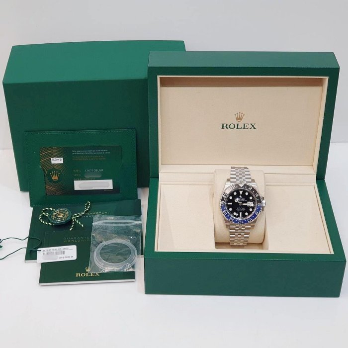 【大眾名錶】ROLEX勞力士 126710BLNR 熱門款蝙蝠俠 2025/09全配件 五銖帶 黑藍圈 大眾名錶G158-9