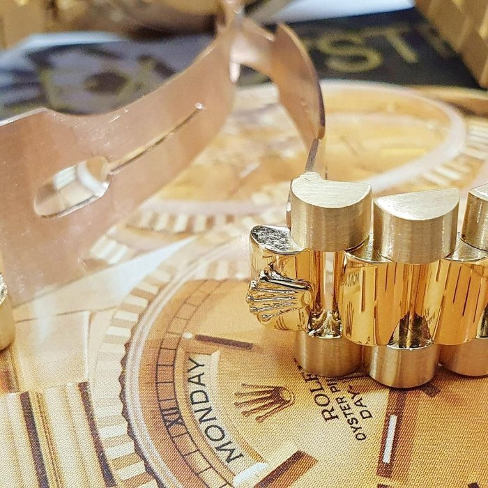 【大眾名錶】ROLEX勞力士 18238 Day-Date 18K金 金十鑽 6.9T鑽面 台灣AD 大眾名錶B1064-7