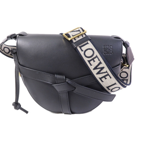 LOEWE 牛皮皮革Small Gate Bag金扣肩背袋