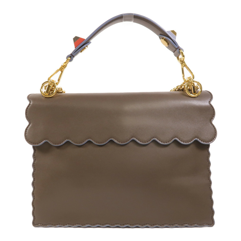 FENDI 牛皮皮革Kan I手挽肩背兩用袋-1