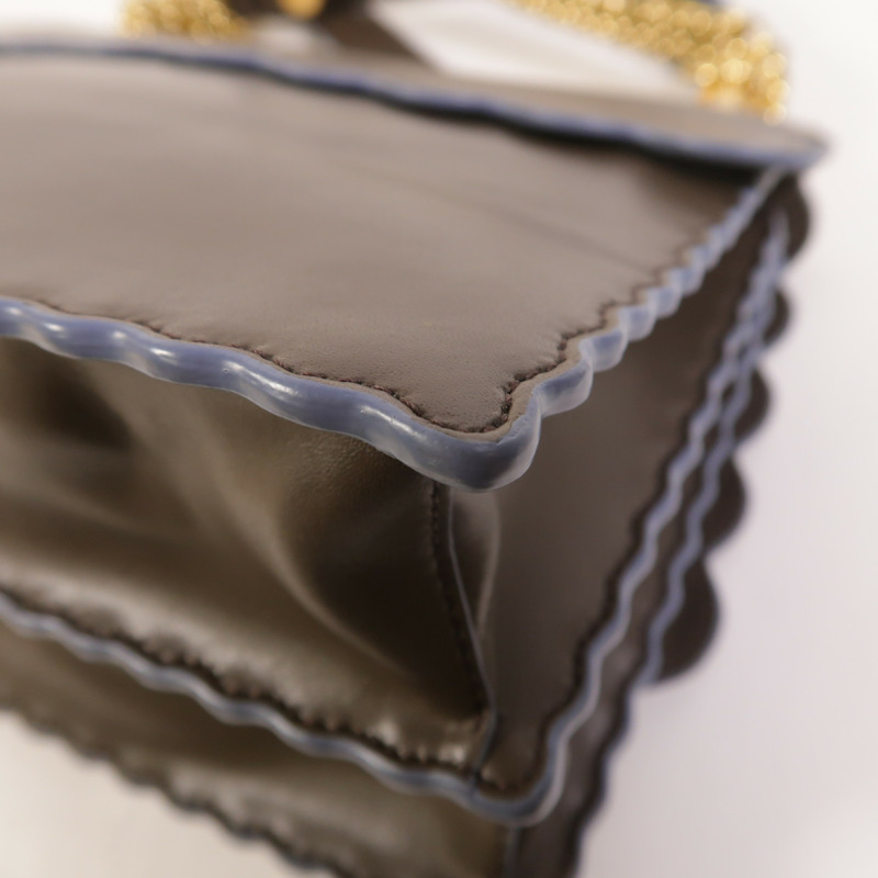 FENDI 牛皮皮革Kan I手挽肩背兩用袋-13