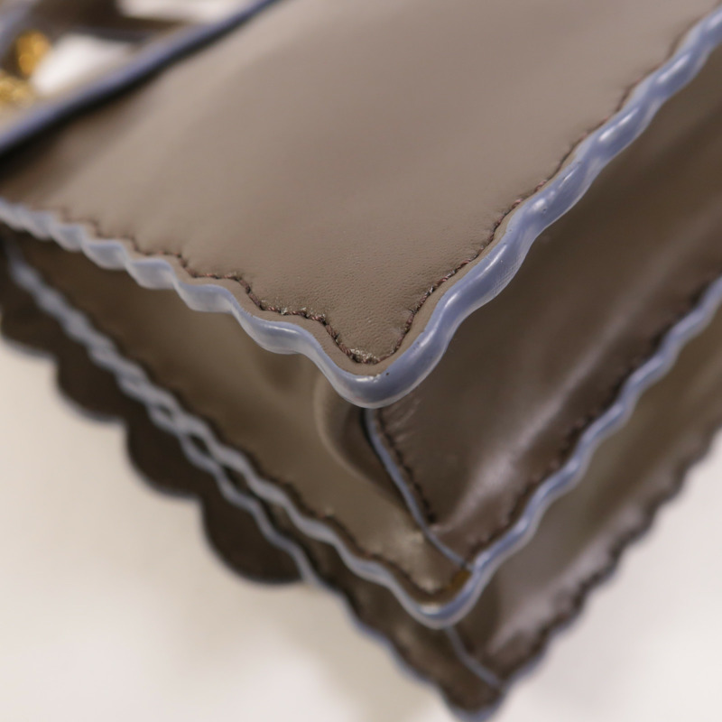 FENDI 牛皮皮革Kan I手挽肩背兩用袋-14