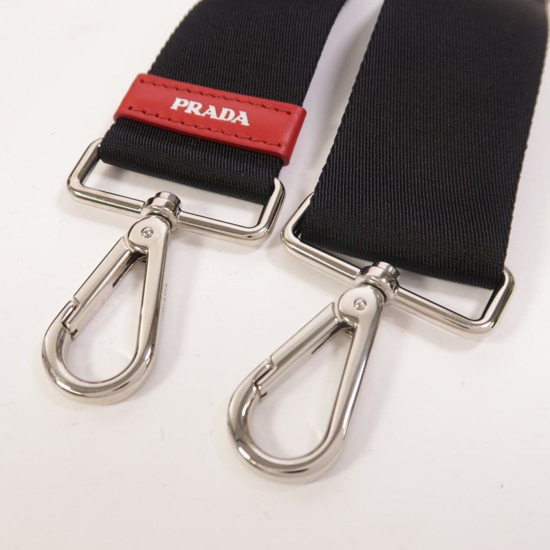 PRADA 尼龍2 Way Shoulder銀扣手挽肩背兩用袋-15
