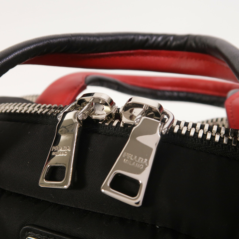 PRADA 尼龍2 Way Shoulder銀扣手挽肩背兩用袋-17