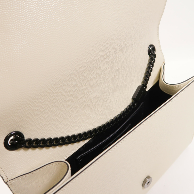 SAINT LAURENT 牛皮皮革Kate Medium鏈帶肩背袋-16