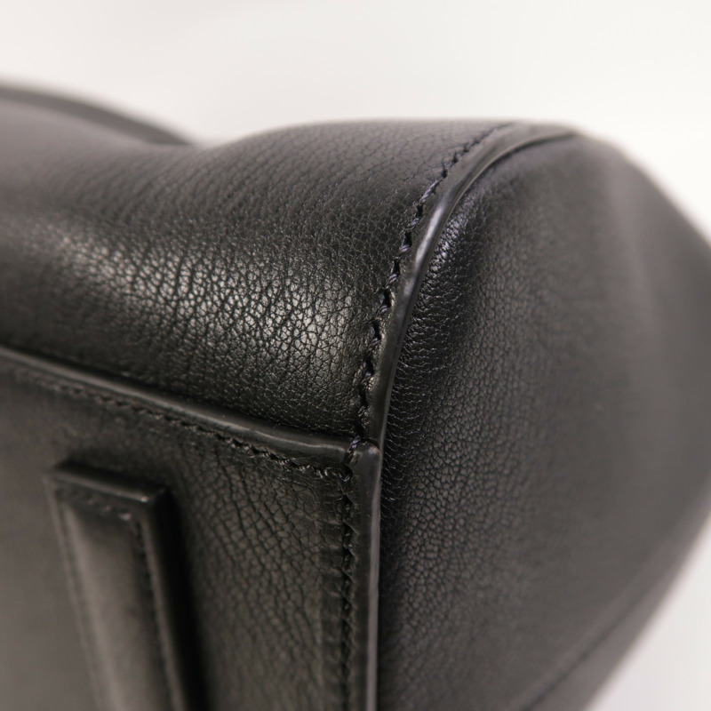 GIVENCHY 牛皮皮革Antigona銀扣手挽肩背兩用袋-12