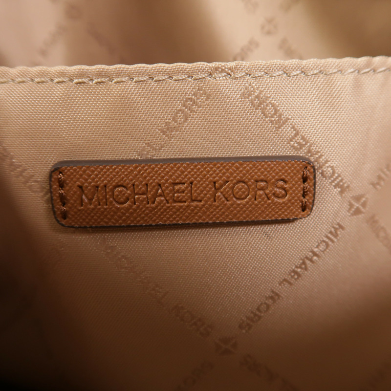 Michael Kors 塗層帆布Shoulder Bag金扣肩背袋-5