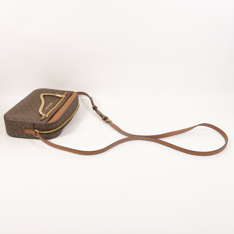 Michael Kors 塗層帆布Shoulder Bag金扣肩背袋-8