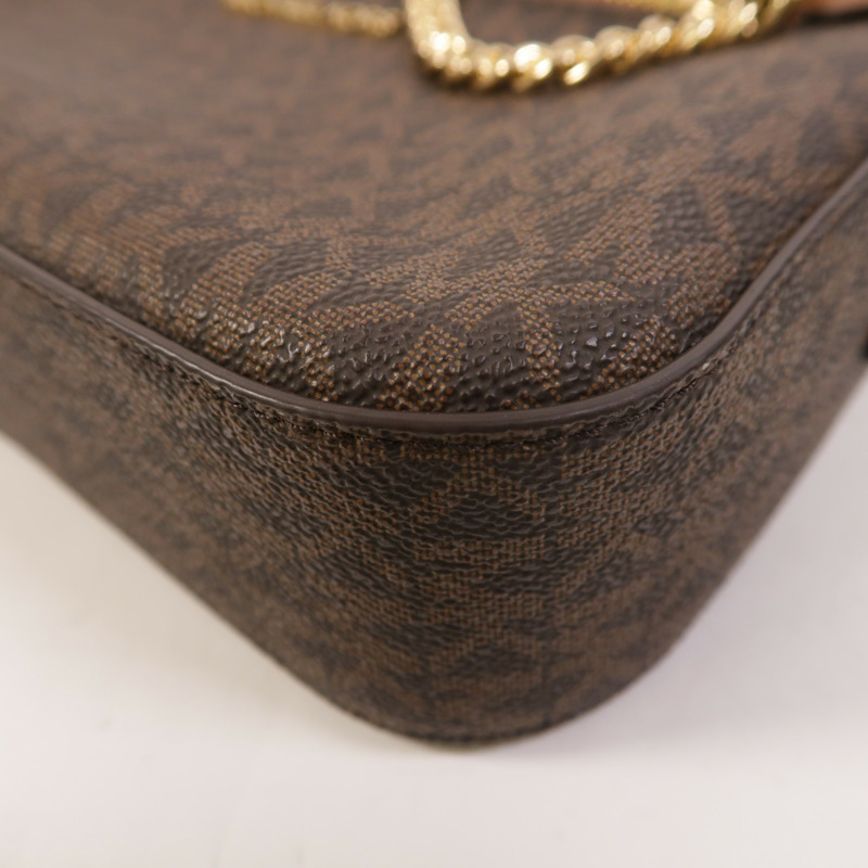 Michael Kors 塗層帆布Shoulder Bag金扣肩背袋-9