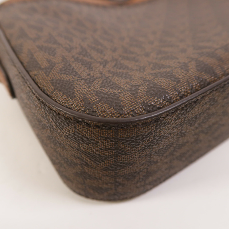 Michael Kors 塗層帆布Shoulder Bag金扣肩背袋-12