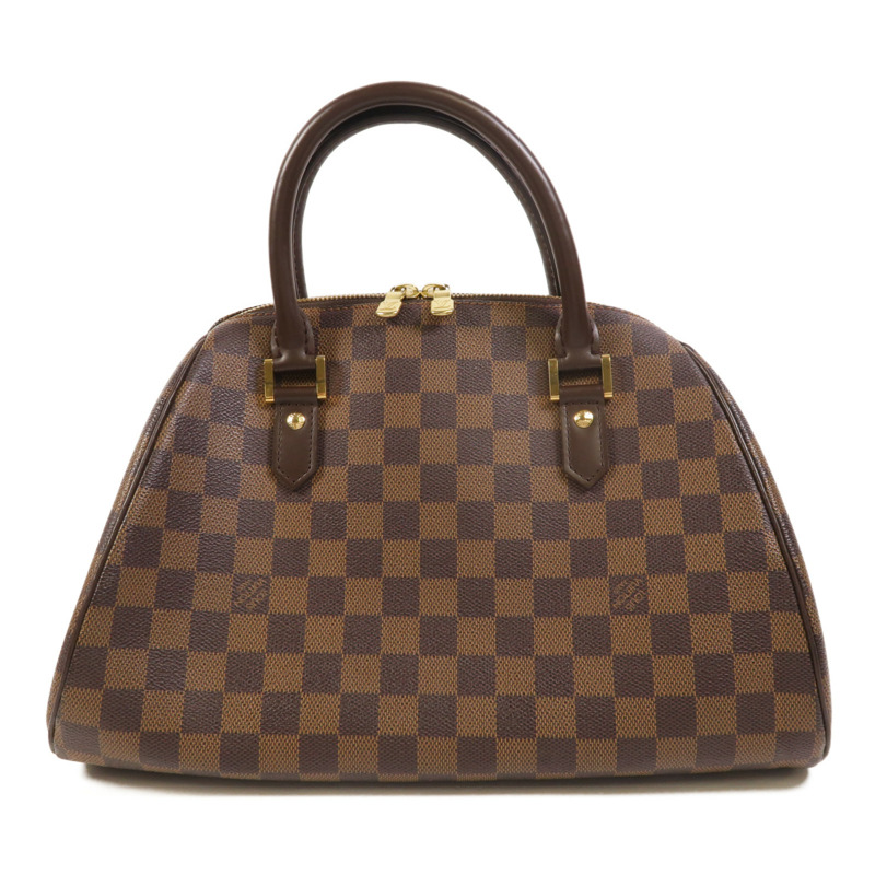 LOUIS VUITTON Damier Ribera MM金扣手挽袋-1