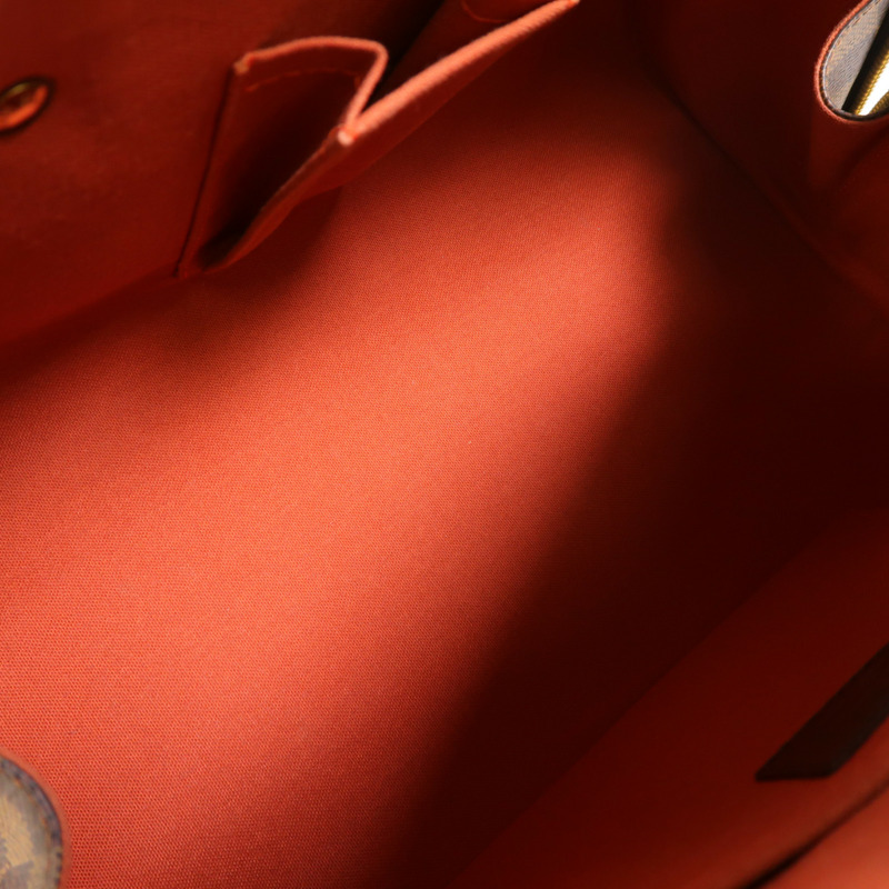 LOUIS VUITTON Damier Ribera MM金扣手挽袋-4