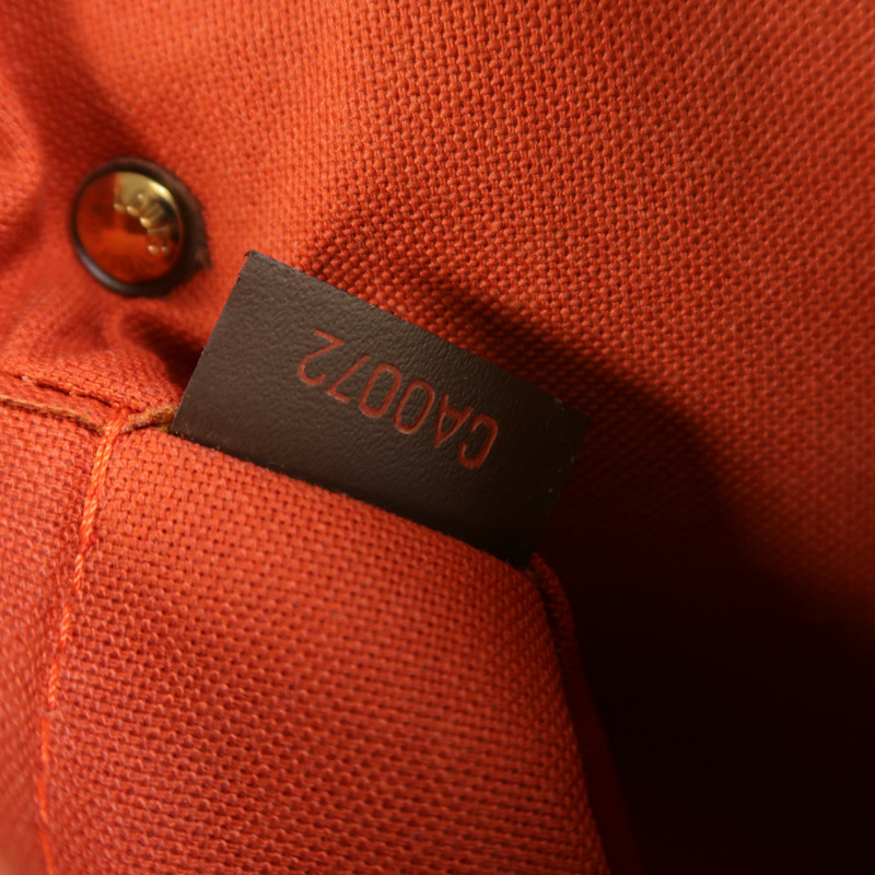 LOUIS VUITTON Damier Ribera MM金扣手挽袋-6