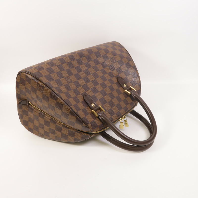 LOUIS VUITTON Damier Ribera MM金扣手挽袋-7