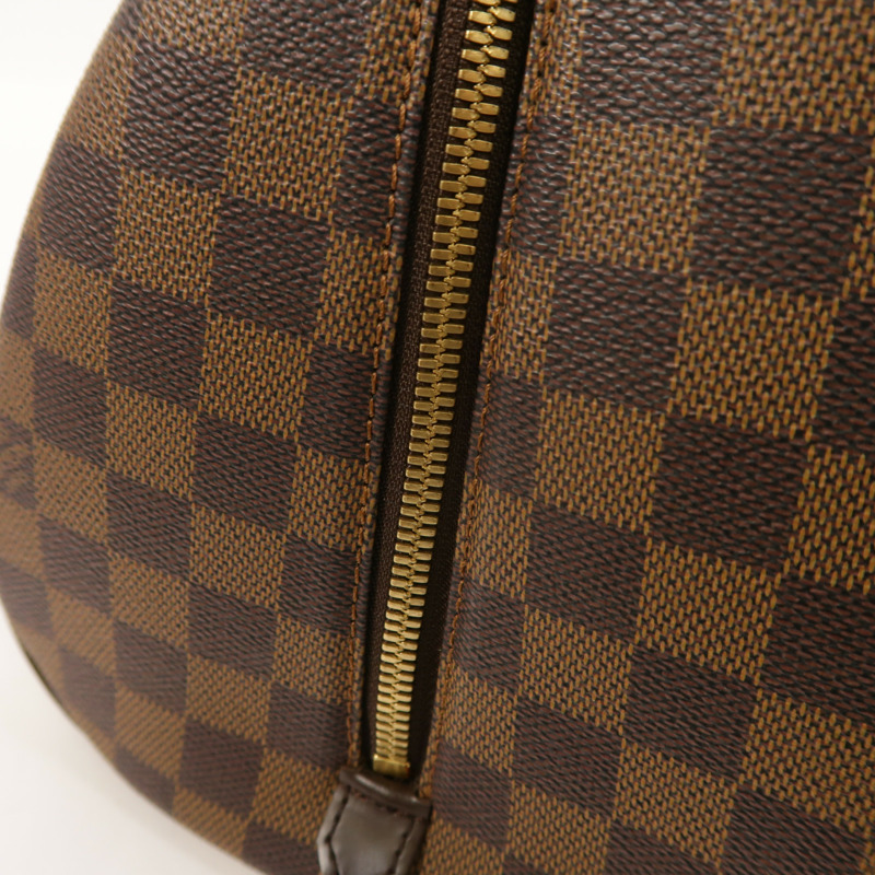 LOUIS VUITTON Damier Ribera MM金扣手挽袋-15