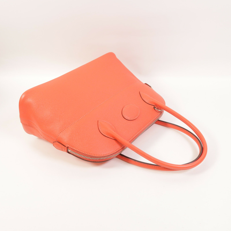 HERMES Epsom皮革Bolide 27銀扣手挽肩背兩用袋-7