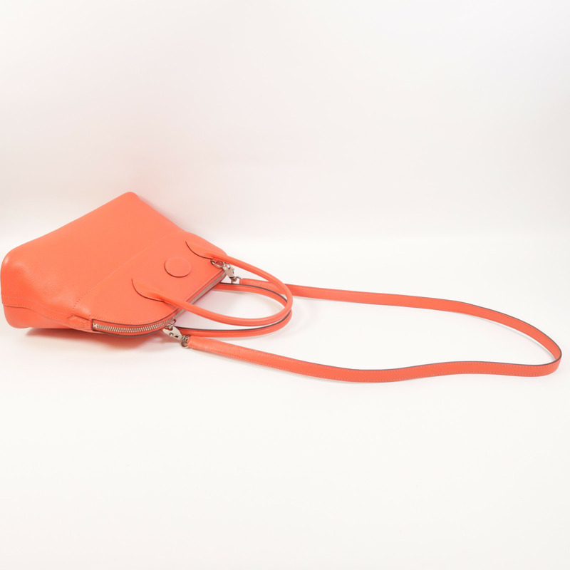 HERMES Epsom皮革Bolide 27銀扣手挽肩背兩用袋-8