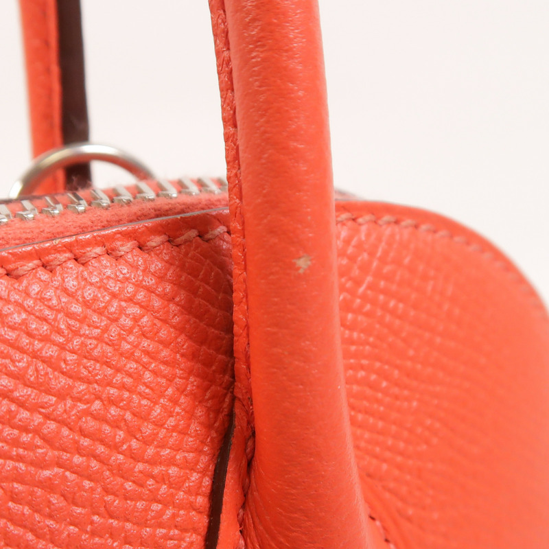 HERMES Epsom皮革Bolide 27銀扣手挽肩背兩用袋-14