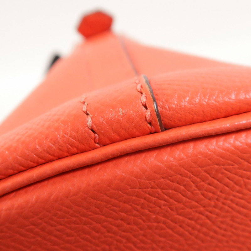 HERMES Epsom皮革Bolide 27銀扣手挽肩背兩用袋-16