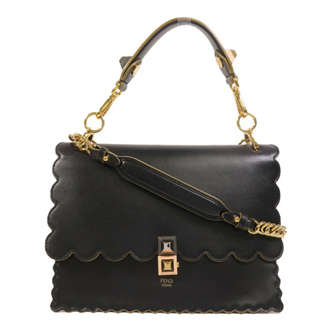 FENDI 牛皮皮革Kan I手挽肩背兩用袋