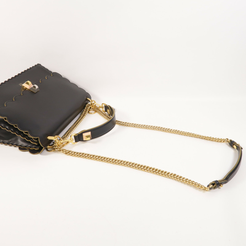 FENDI 牛皮皮革Kan I手挽肩背兩用袋-8