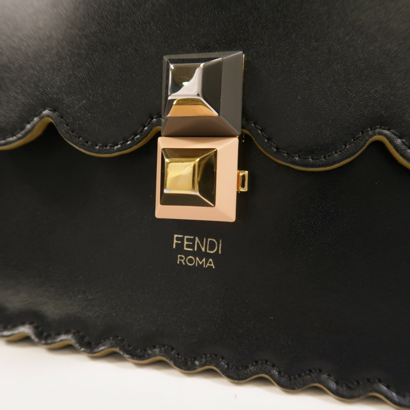 FENDI 牛皮皮革Kan I手挽肩背兩用袋-10