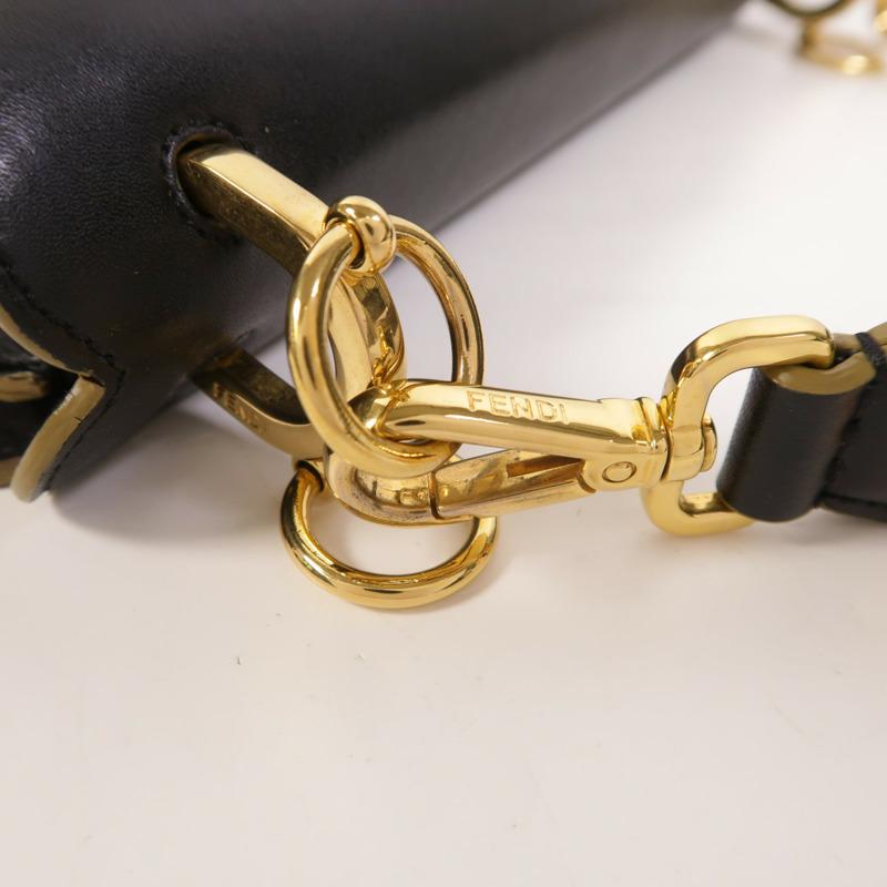 FENDI 牛皮皮革Kan I手挽肩背兩用袋-15