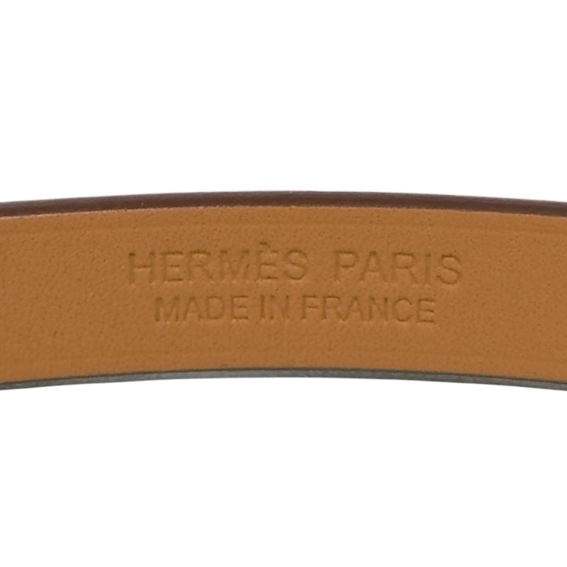 HERMES Mini Kelly 凱莉扣 雙圈手環-10