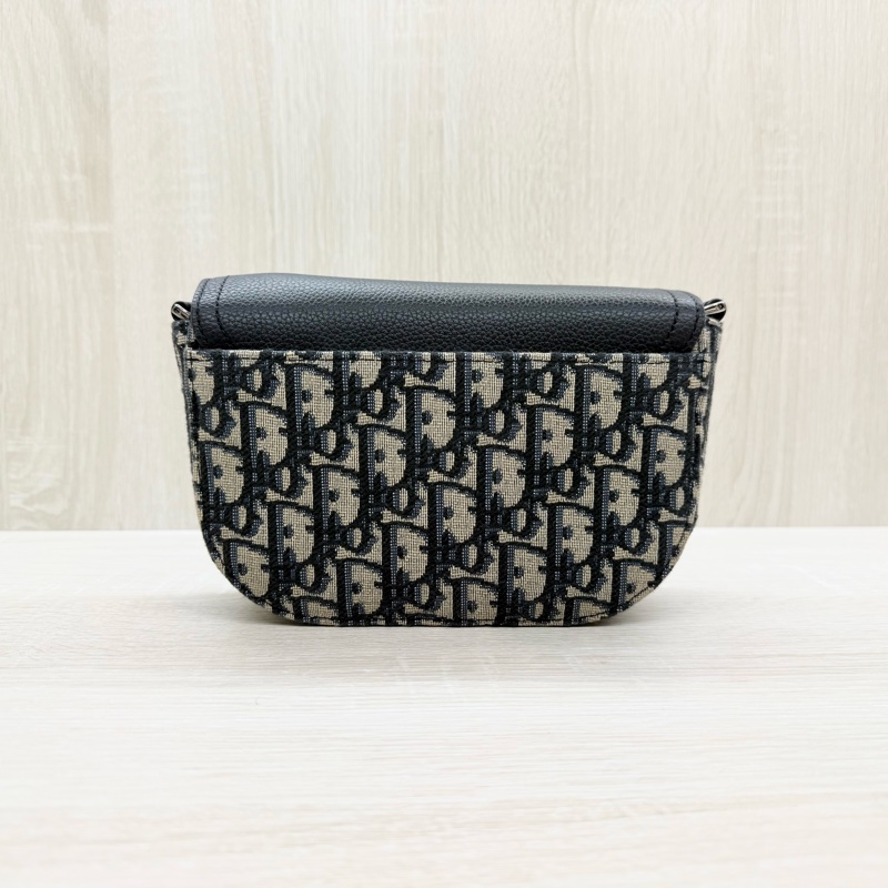 DIOR🩵藍緹花迷你翻蓋郵差包 2ADCA435YKS_H03E-2