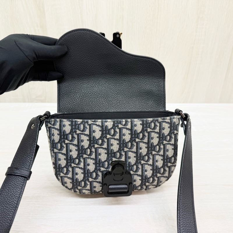 DIOR🩵藍緹花迷你翻蓋郵差包 2ADCA435YKS_H03E-6