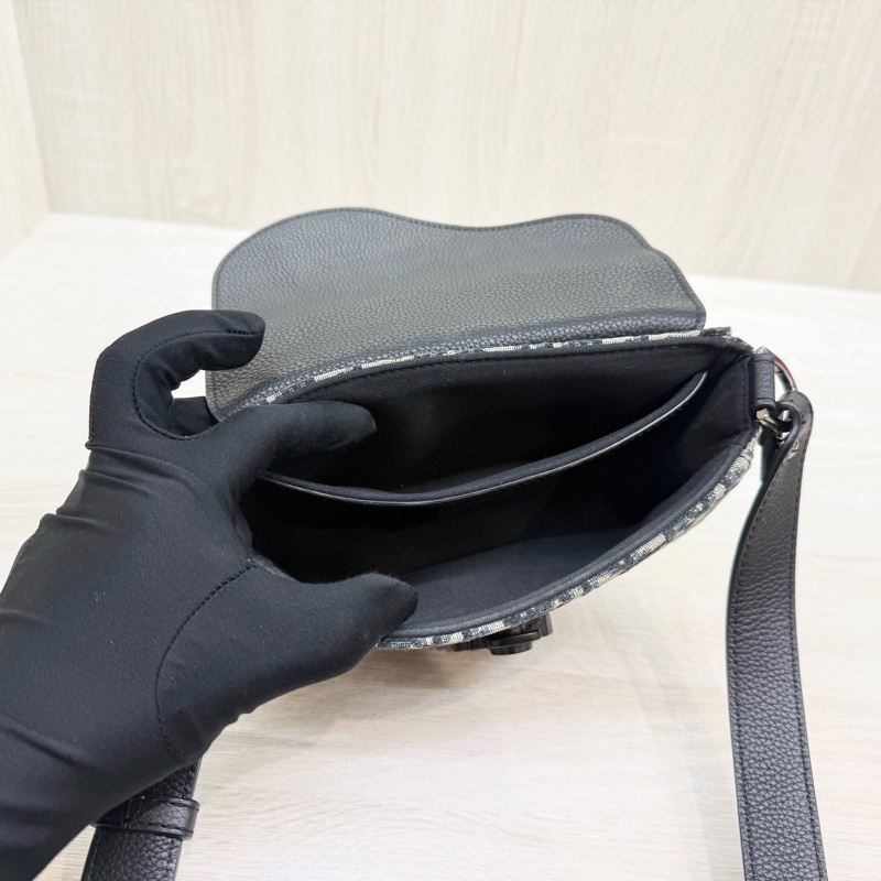 DIOR🩵藍緹花迷你翻蓋郵差包 2ADCA435YKS_H03E-8