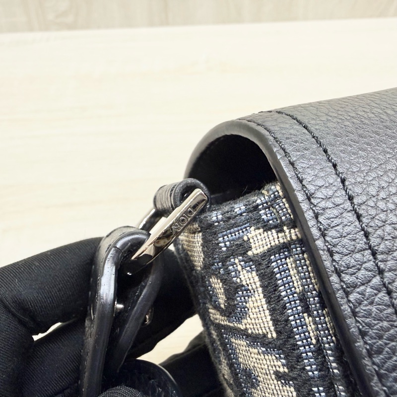 DIOR🩵藍緹花迷你翻蓋郵差包 2ADCA435YKS_H03E-20