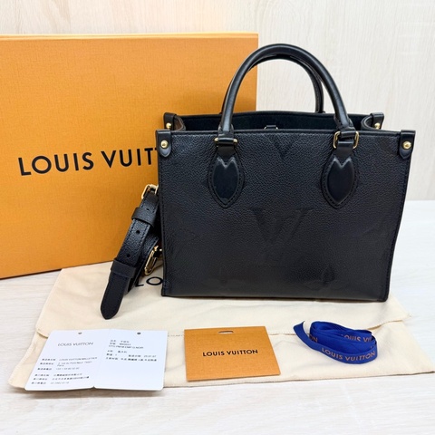 LV🖤黑色牛皮壓紋Onthego PM/M45653