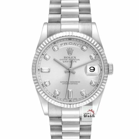 【大眾名錶】ROLEX 勞力士 118239 Day-Date 蠔式日誌 新包台 6.9T鑽石面盤 G165