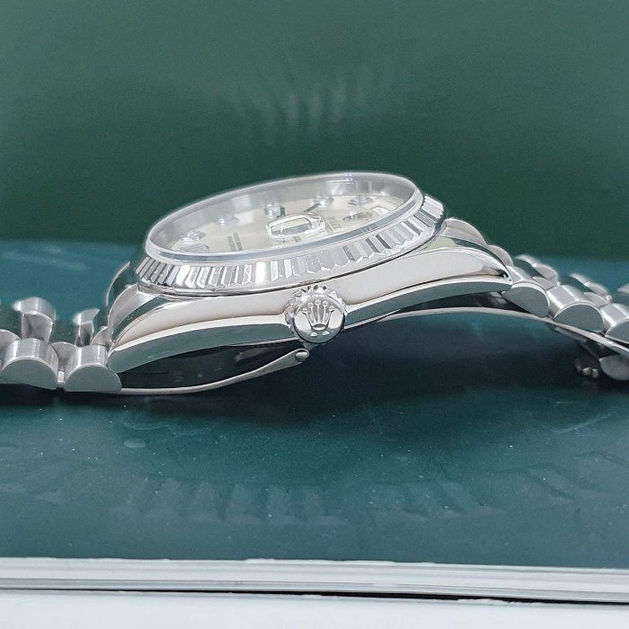 【大眾名錶】ROLEX 勞力士 118239 Day-Date 蠔式日誌 新包台 6.9T鑽石面盤 G165-5