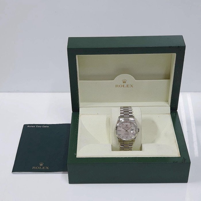 【大眾名錶】ROLEX 勞力士 118239 Day-Date 蠔式日誌 新包台 6.9T鑽石面盤 G165-9