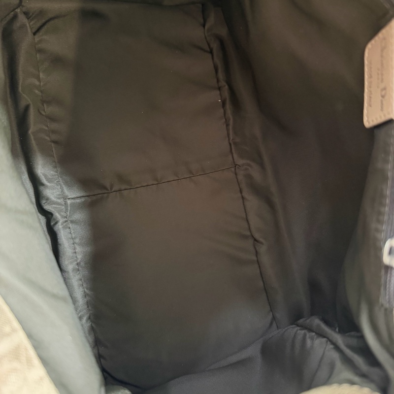 Dior/迪奧 奶油白中古老花醫生包托特包-7