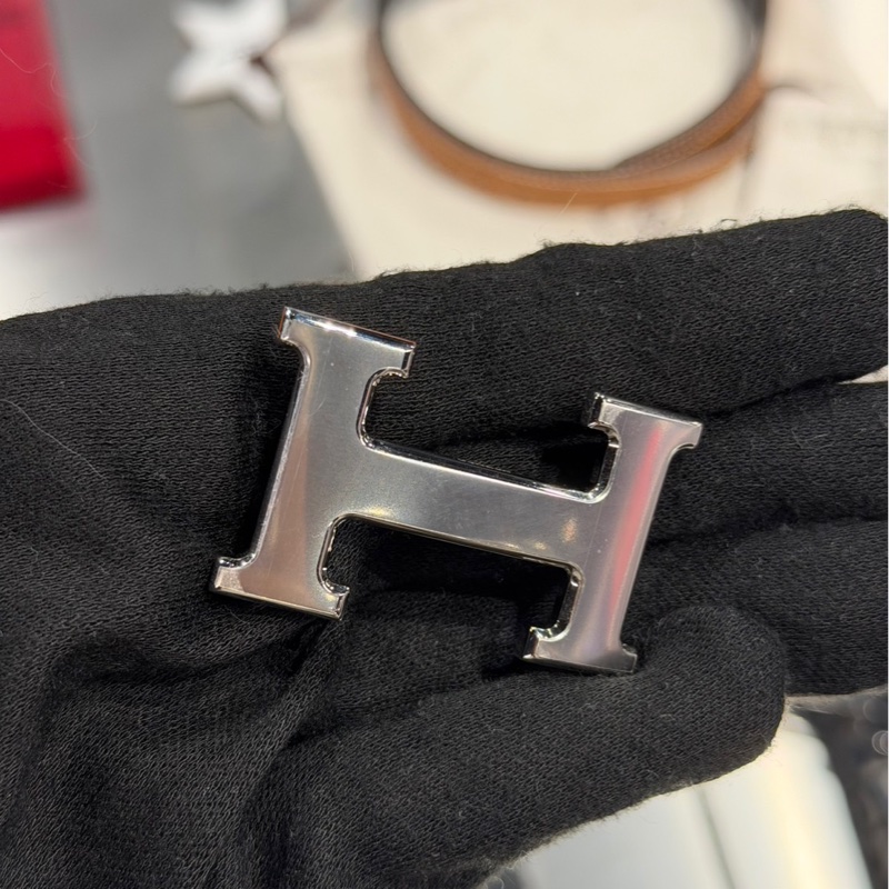 全新🌟 Hermes 愛馬仕 H扣腰帶-3