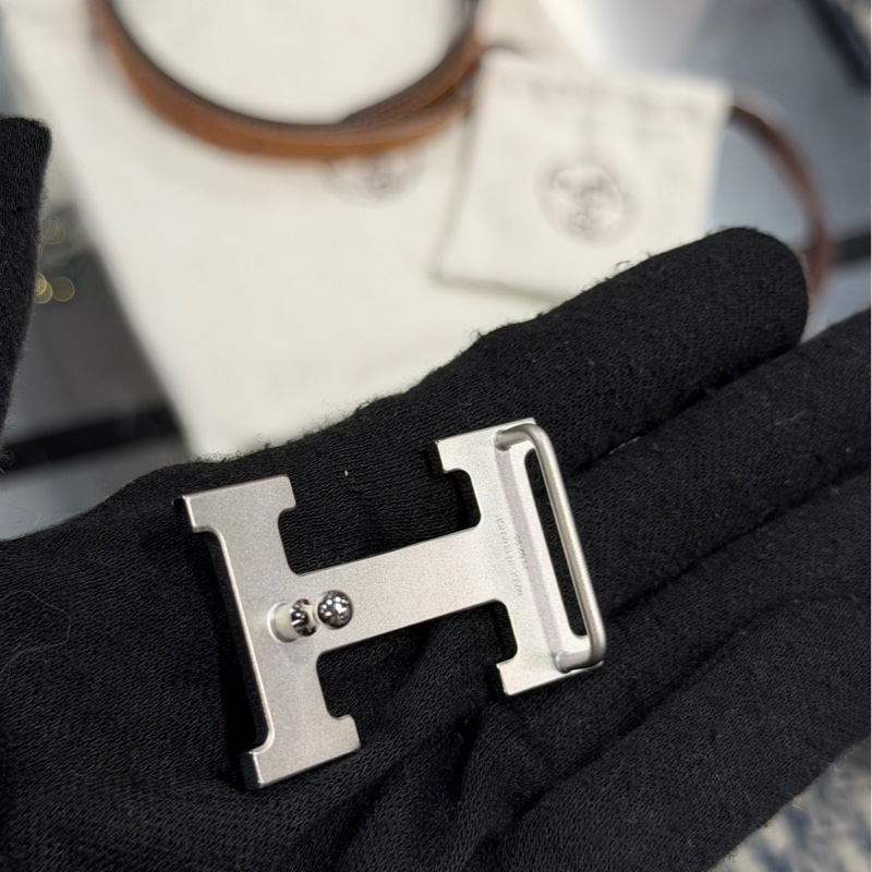 全新🌟 Hermes 愛馬仕 H扣腰帶-5
