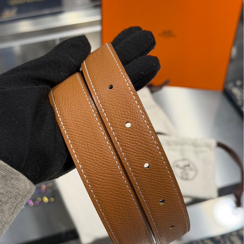 全新🌟 Hermes 愛馬仕 H扣腰帶-7
