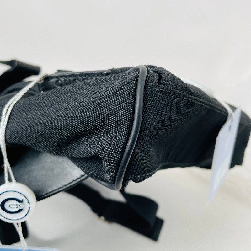 古馳/Gucci 黑色帆布拼網格雙肩包 輕便透氣 經典百搭 實用性強-13