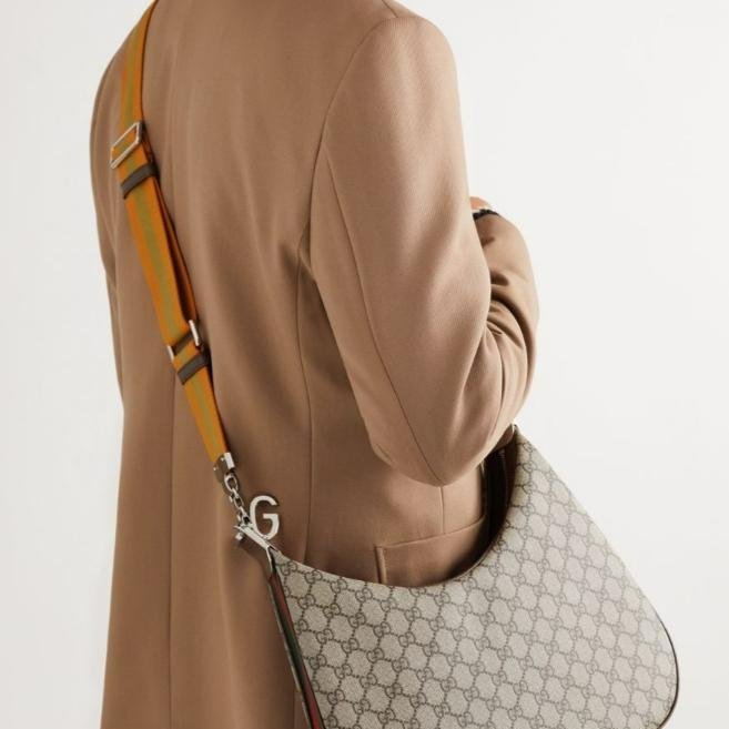 💎Han's house精品服飾💎 GUCCI Attache 702823 多種揹法 肩背包 側背包 原價92000-8