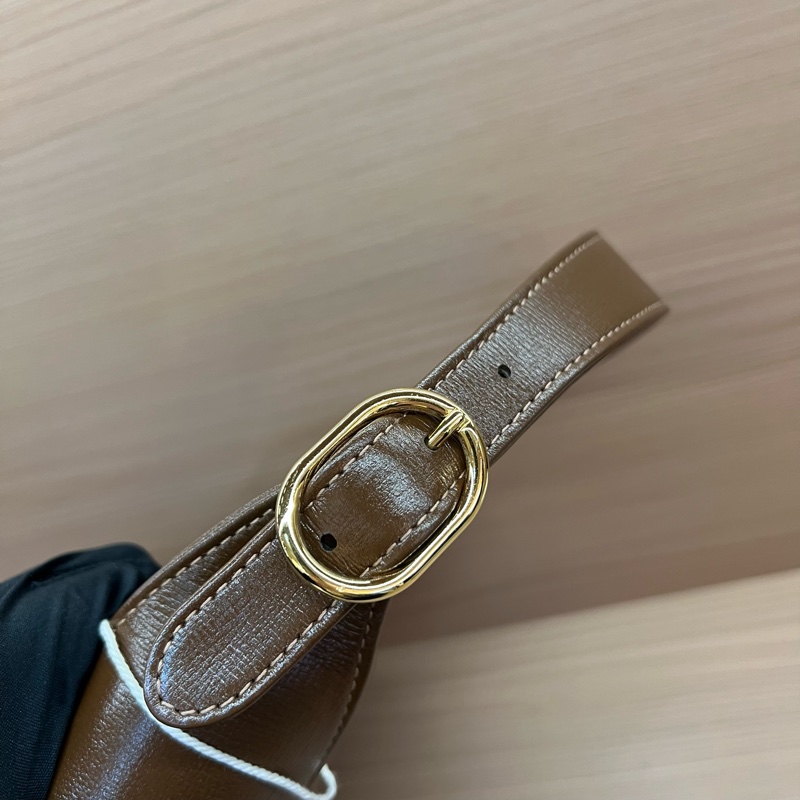 NO:273 Gucci古驰Jackie 1961限量款彩色条纹腋下包 棕色老花配彩色条纹 手提斜挎两用包-12