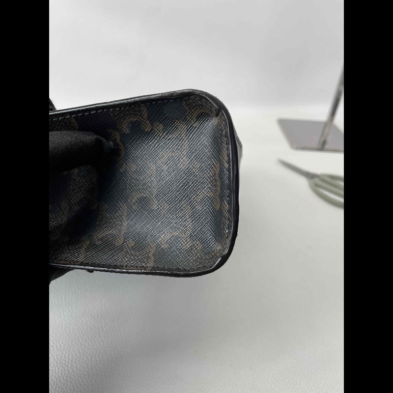 賽琳/Celine  經典Triomphe老花托特包 經典凱旋門印花 搭配棕色皮帶 時尚又耐看 休閒百搭款-11