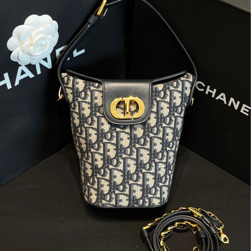 迪奧Dior 老花Montaigne迷你薯條包-0