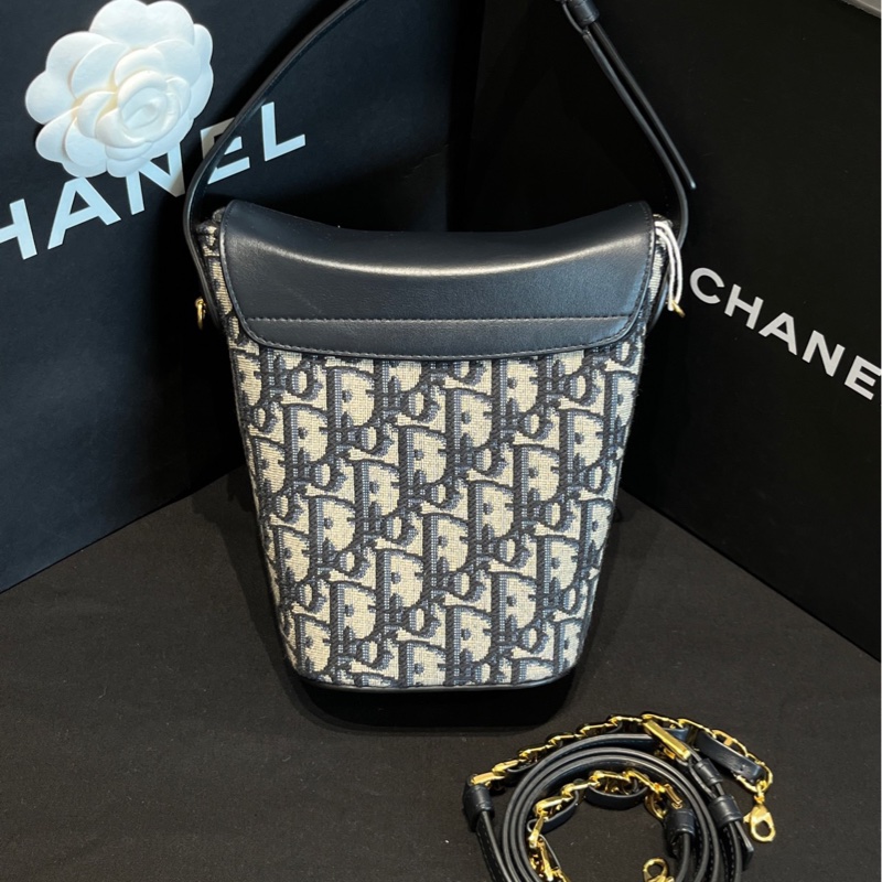 迪奧Dior 老花Montaigne迷你薯條包-1