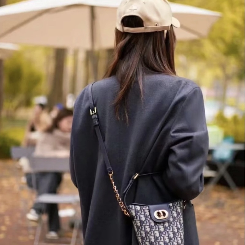 迪奧Dior 老花Montaigne迷你薯條包-7