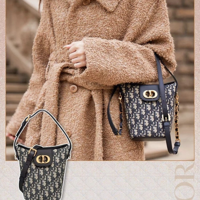 迪奧Dior 老花Montaigne迷你薯條包-8